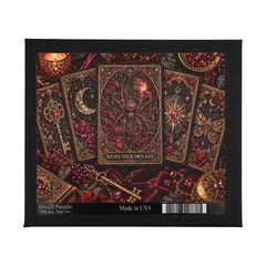 The Reading Weave Your Own Fate 500-piece tarot puzzle and black box