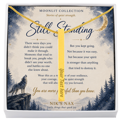 Still Standing Personalized Engraved Bar Necklace